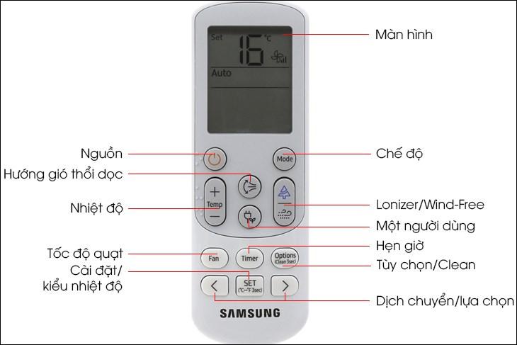 Hinh anh minh hoa cach su dung may lanh Samsung Inverter 1.5 HP AR13TYHYCWKNSV