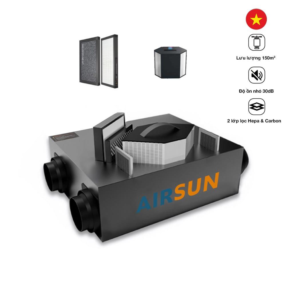 Hệ thống cấp khí tươi gia đình AirSun mang lại không khí trong lành, giảm nấm mốc hiệu quả