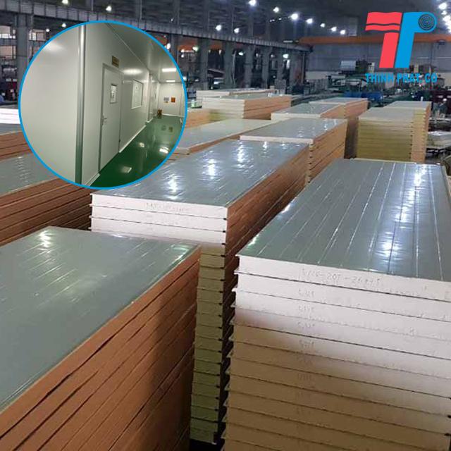 Vật liệu cách nhiệt panel PU cho kho lạnh bảo quản sữa, giúp tối ưu hiệu suất giữ nhiệt